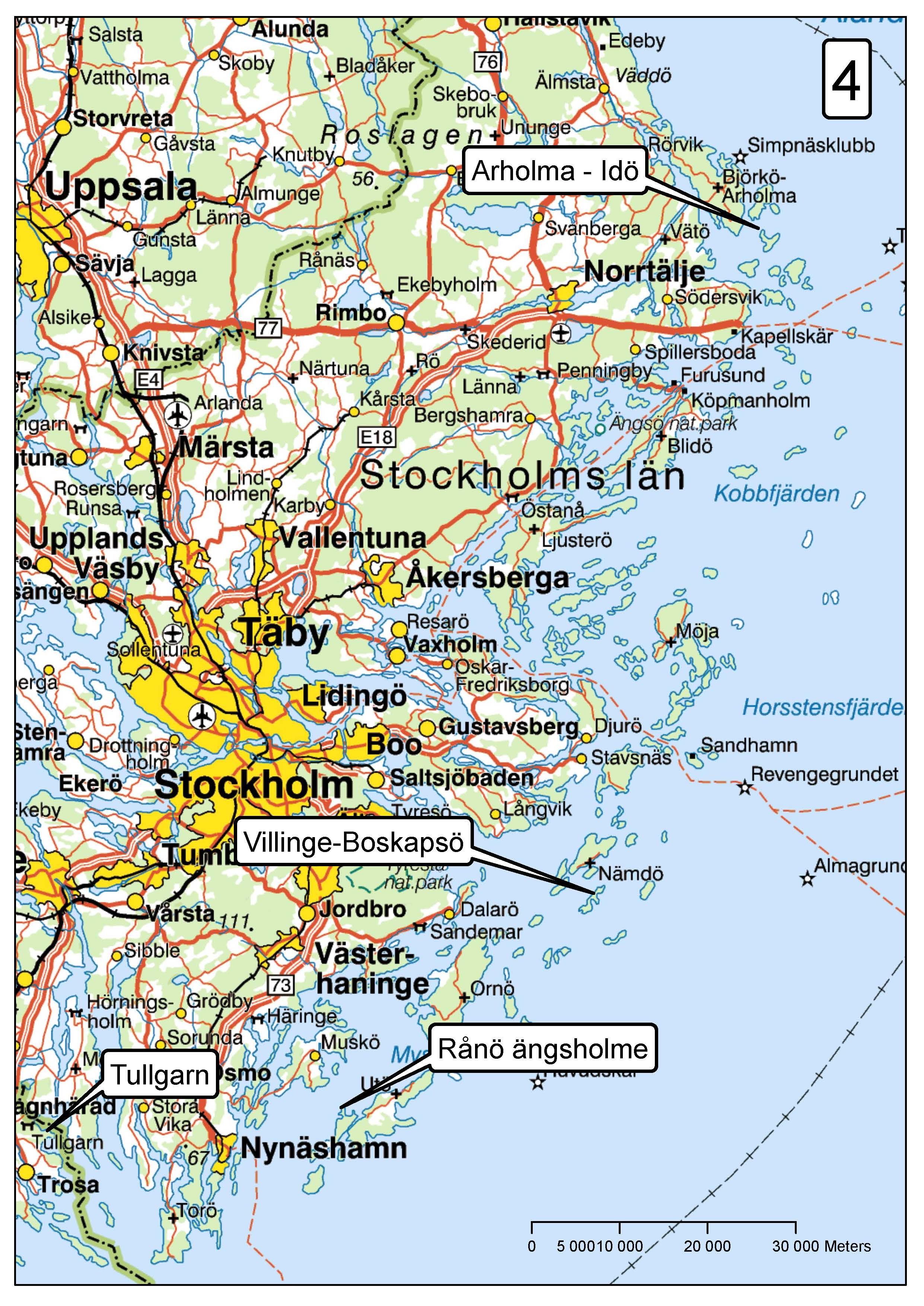 Karta Över Stockholms Län | Sverigekarta